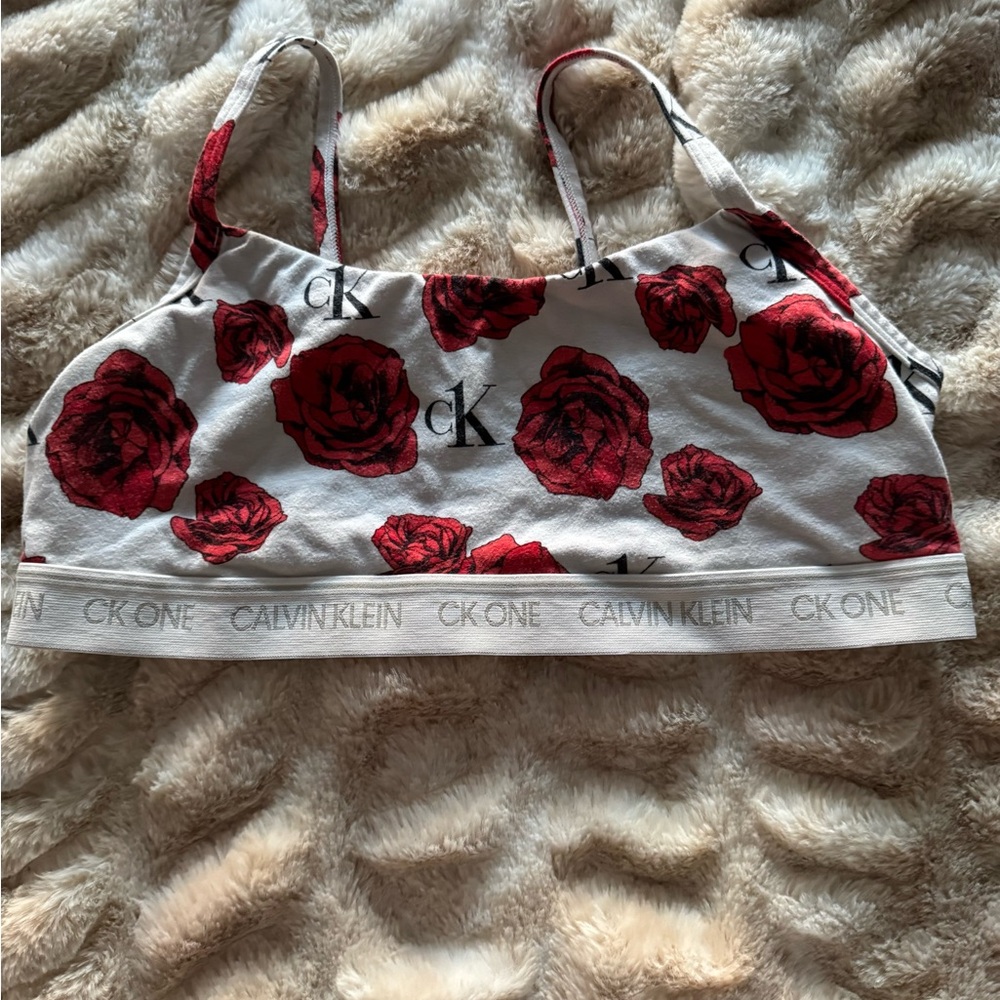 Calvin Klein Red Rose Bralette
